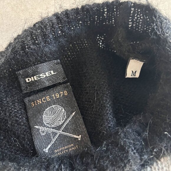 Diesel K-Bala Striped Mohair Blend Sweater - Picture 9 of 11